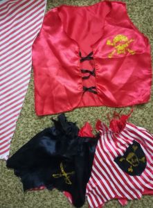 Kids Costumes to Hire - Pirate Girl - top, skirt, bandana